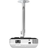 XTECTORVIEW 3FT CCTV Camera Bracket, Universal Ceiling Mount for Projector 360° Degree Rotatable Extendable Tilt Up to 20-36 